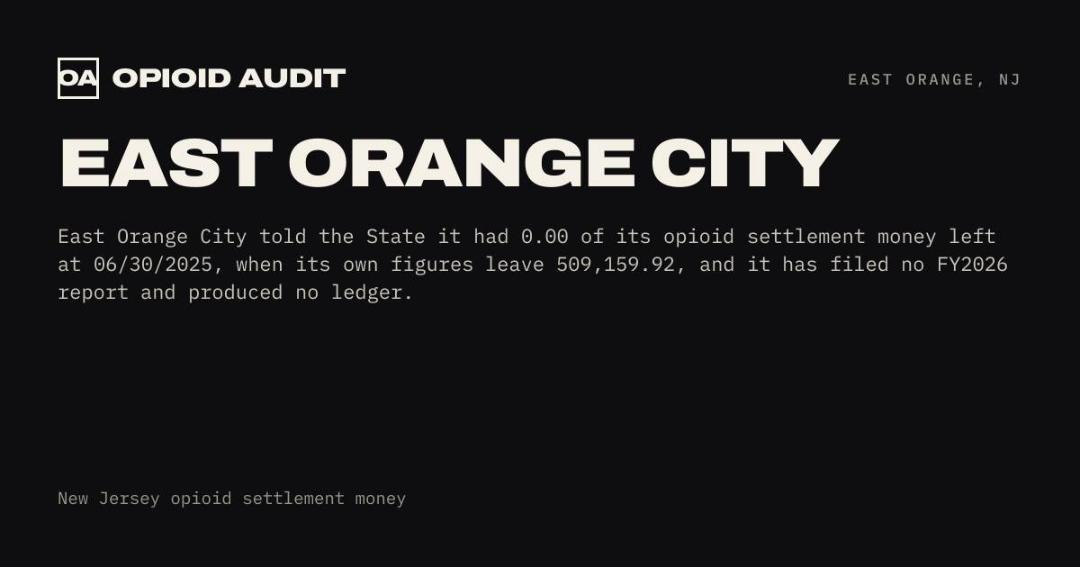 East Orange City.