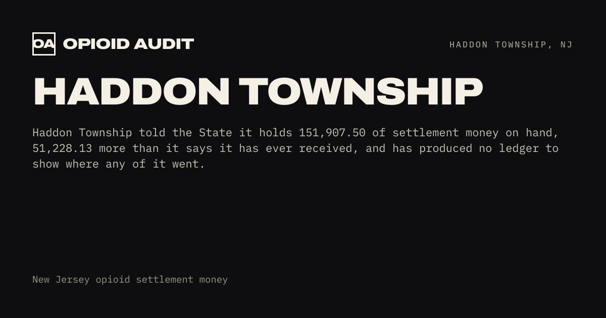 Haddon Township.
